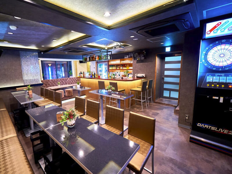 25人～50人 - 恵比寿 貸切 ラウンジ ROSE EBISU  - ローズ 恵比寿 - 【2.5Hお店貸切パーティー！お手軽貸切プラン】飲み放題＆特製ビュッフェ料理9品付＊5,500円 ⇒ 5,000円 - カラオケ＆ダーツ付